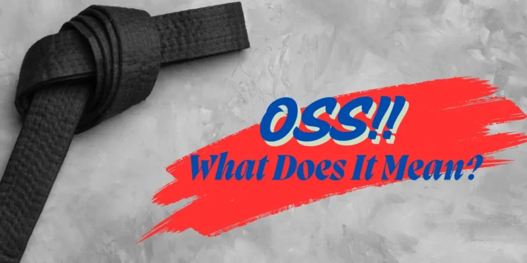 What Does OSS Mean in Karate?