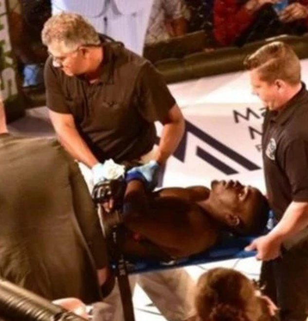 Rondel Clark are being taken to hospital after match